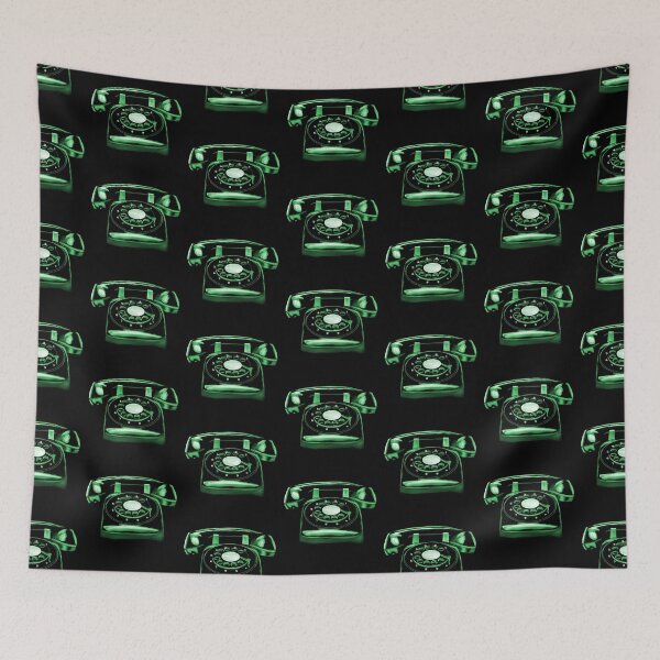 Item preview, Psychedelic Green Retro Rotary Dial Phone designed and sold by Grepthor.