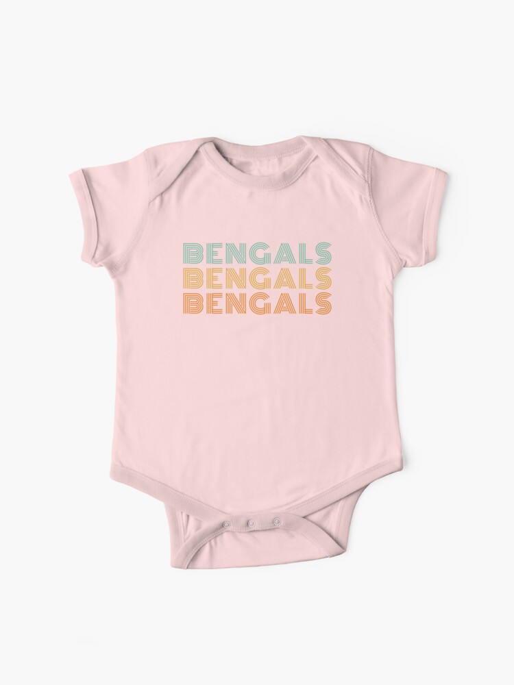 Retro Vintage Bengals Baby One-Piece for Sale by ItsMarianHall