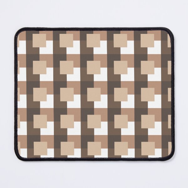 Item preview, Brown Geometric Square Pattern - Geometric Square Pattern - Square Pattern designed and sold by MOONINSPIRATION.