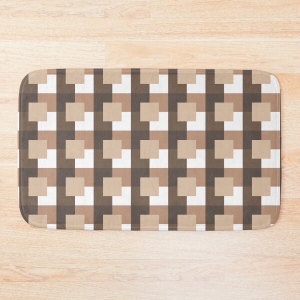 Item preview, Brown Geometric Square Pattern - Geometric Square Pattern - Square Pattern designed and sold by MOONINSPIRATION.
