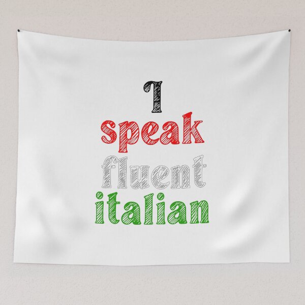Item preview, I speak fluent italian Funny T-shirt designed and sold by black_ master.