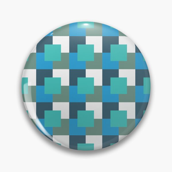 Item preview, Blue Geometric Square Pattern - Geometric Square Pattern - Square Pattern designed and sold by MOONINSPIRATION.
