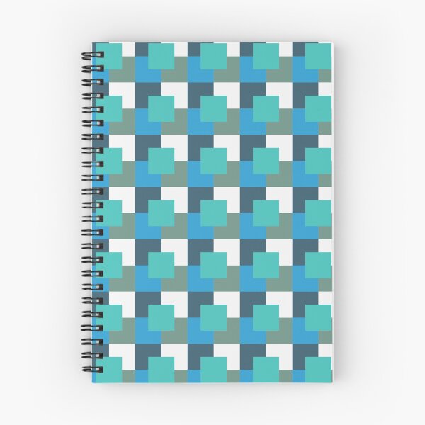 Item preview, Blue Geometric Square Pattern - Geometric Square Pattern - Square Pattern designed and sold by MOONINSPIRATION.