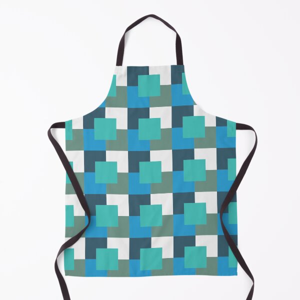 Item preview, Blue Geometric Square Pattern - Geometric Square Pattern - Square Pattern designed and sold by MOONINSPIRATION.