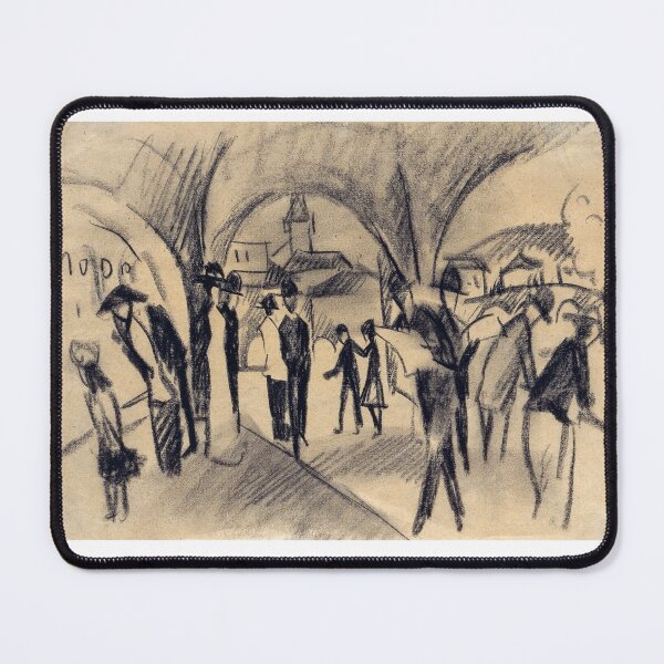 Item preview, August Macke - Scene Under the Arcades in Thun - BigArt designed and sold by BigArt.
