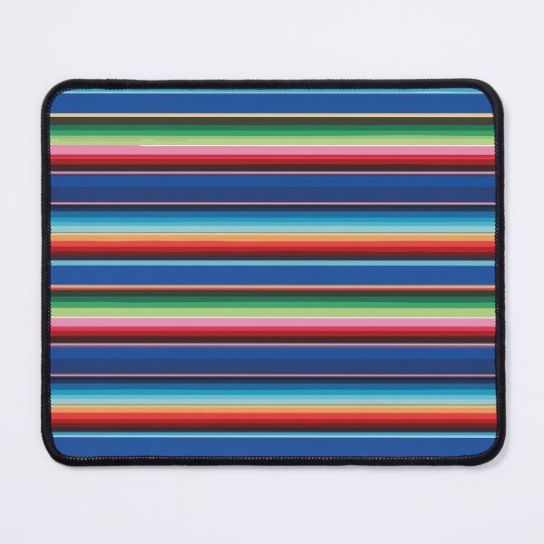 Item preview, Vibrant mexican blanket serape saltillo deep blue designed and sold by T-Mex.