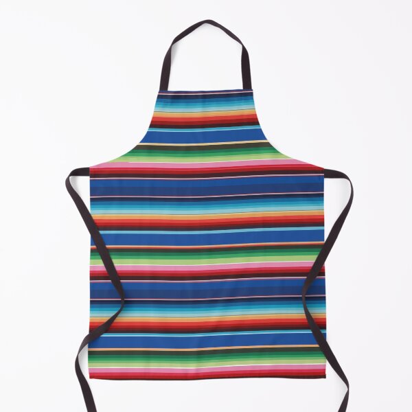Item preview, Vibrant mexican blanket serape saltillo deep blue designed and sold by T-Mex.