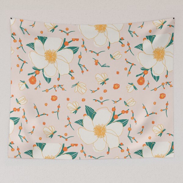 Item preview, floral pattern designed and sold by ni3ma.