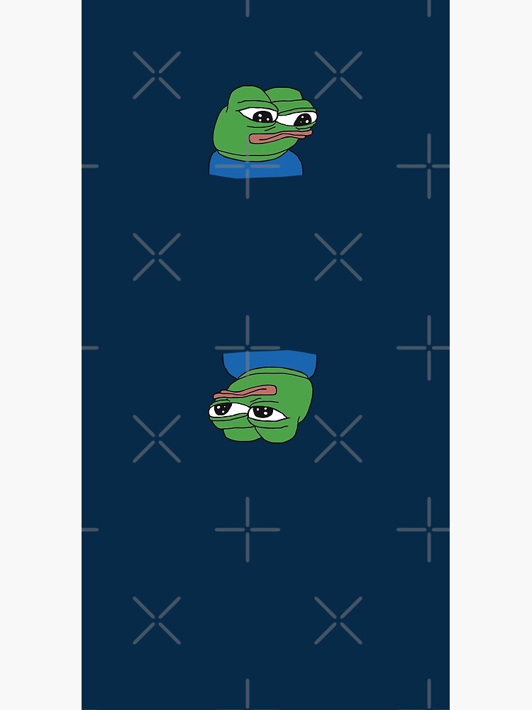 PepeTheFrog Apu Apustaja The Helper Wall eyed pepe Blue with Sticker Set HD HIGH QUALITY ONLINE STORE by iresist