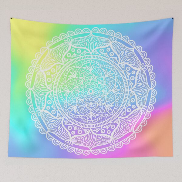 Item preview, Rainbow Mandala designed and sold by Julie Erin Designs.