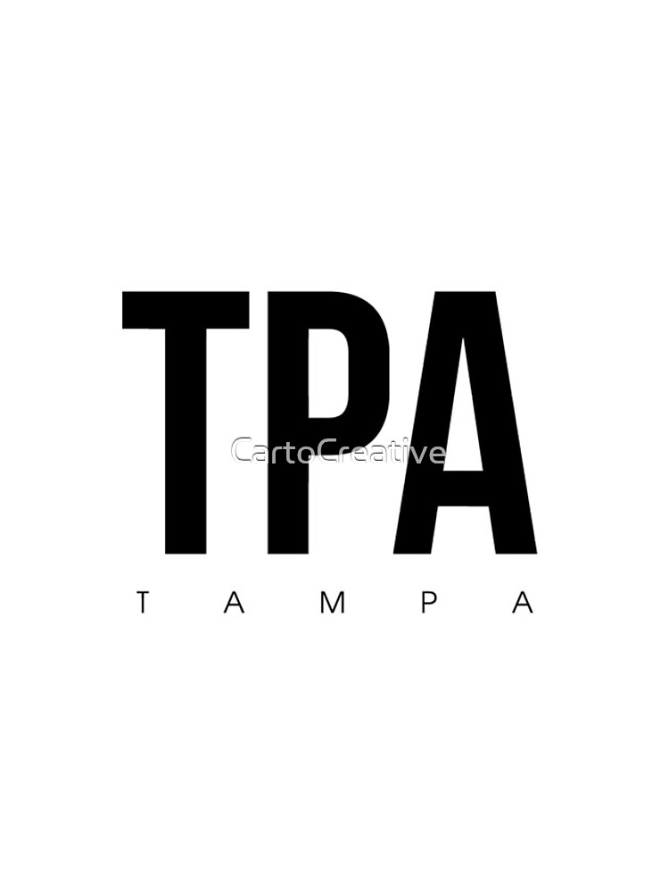 "TPA Tampa Airport Code" iPhone Case for Sale by CartoCreative