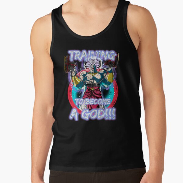 Broly Gym Shirt (Training To Become A God!!!) Tank Top