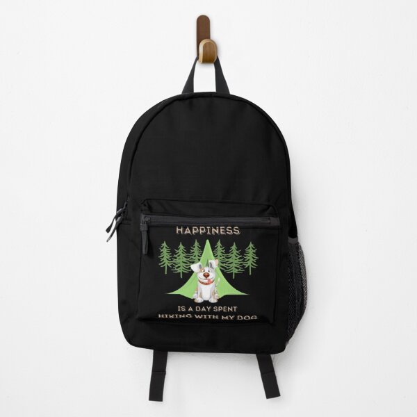 Item preview, Happiness is a day spent hiking with my dog designed and sold by Brightful Creations .