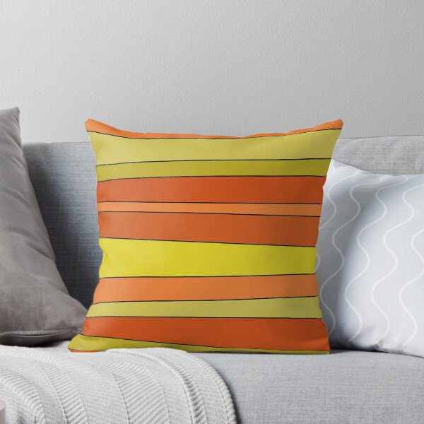 Item preview, Yellow Horizontal Throw Pillow designed and sold by classypillows.