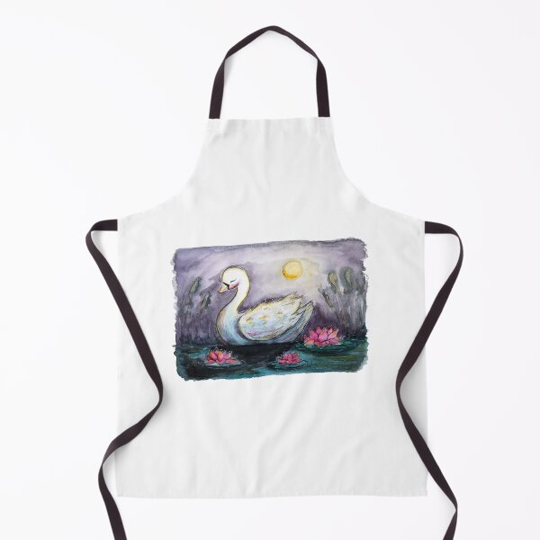 Item preview, Swan Watercolor Painting designed and sold by kmstudio.