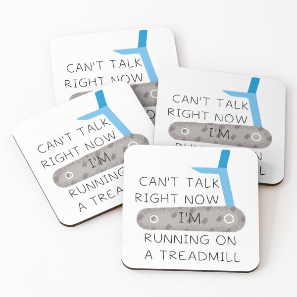 Item preview, CAN'T TALK RIGHT NOW I'M RUNNING ON  A TREADMILL designed and sold by DiscoVibes.