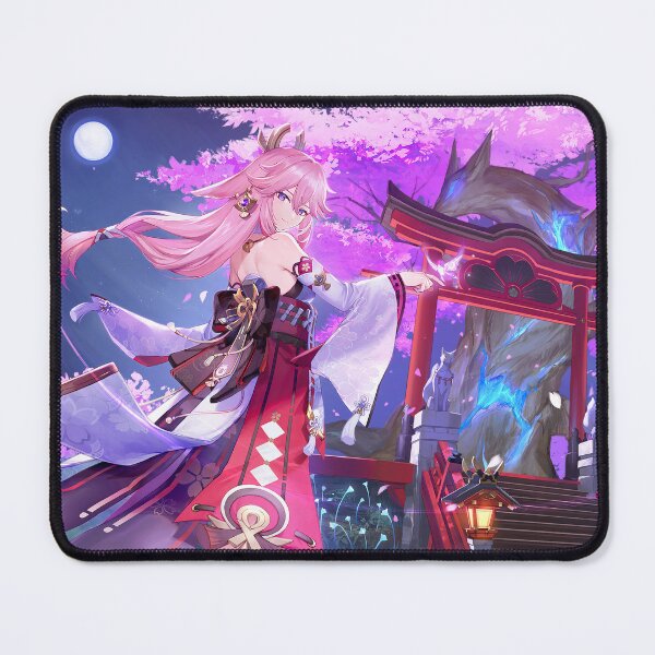 Item preview, Genshin Impact - Yae Miko at Grand Narukami Shrine - Official Artwork  designed and sold by Krimsy.