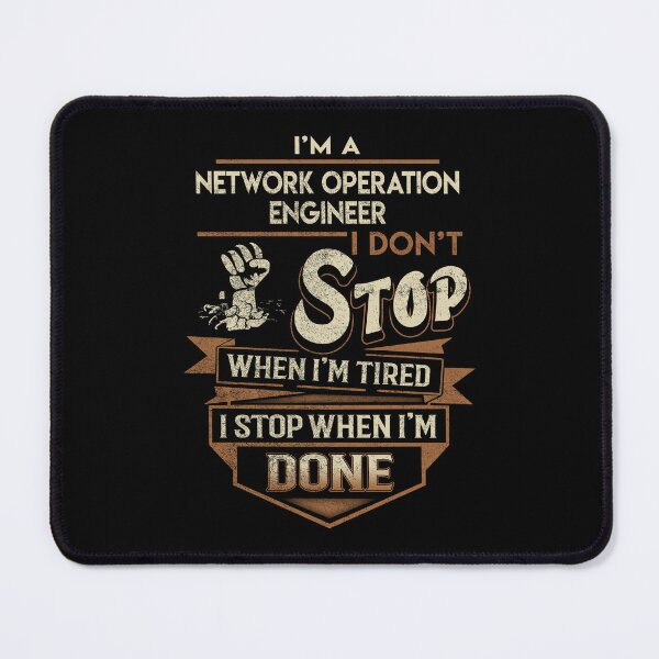 Item preview, Network Operation Engineer T Shirt - I Stop When Done Job Gift Item Tee designed and sold by paneczkopat.