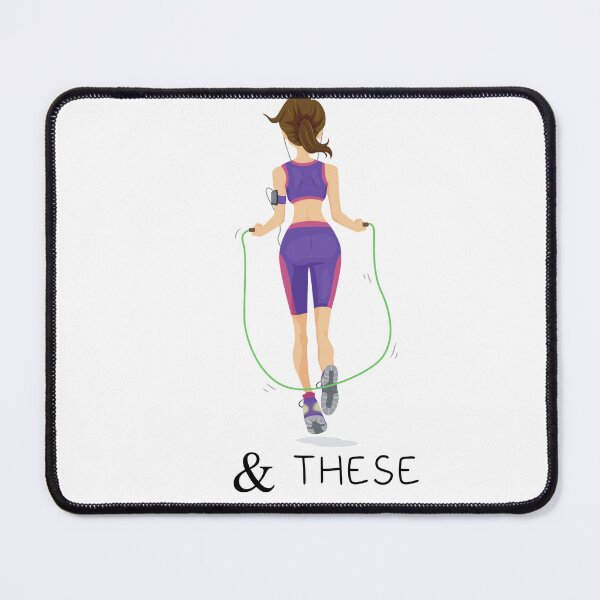 Item preview, I JUMP FOR MY HELATH & THESE GLUTES designed and sold by DiscoVibes.