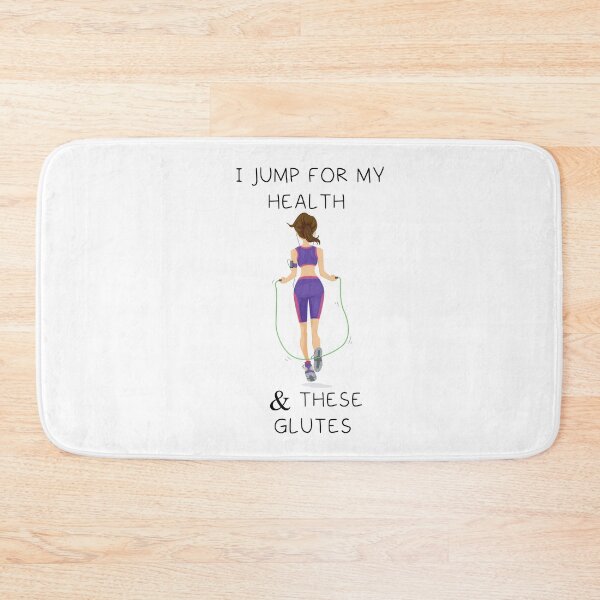 Item preview, I JUMP FOR MY HELATH & THESE GLUTES  designed and sold by DiscoVibes.
