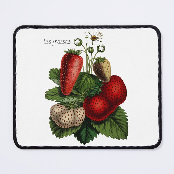Item preview, Strawberry Les Fraises Botanical Artwork designed and sold by MochaMeli.