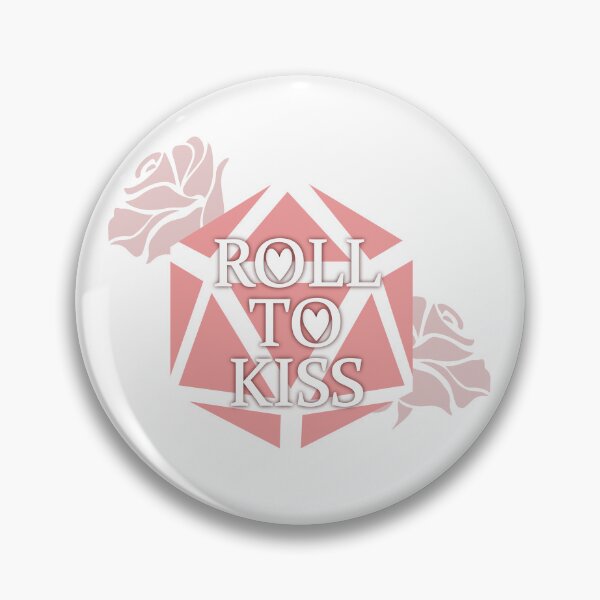 Item preview, Roll to Kiss D&D d20 designed and sold by ZombieFujoshi.