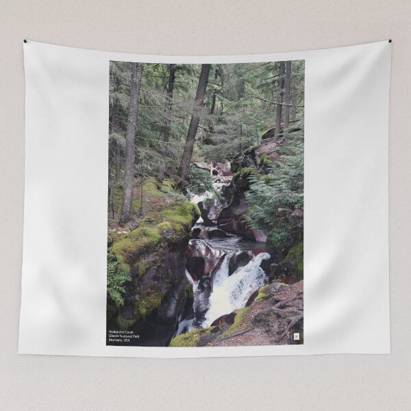 Item preview, Waterfall at Avalanche Creek designed and sold by MADowdPhotos.