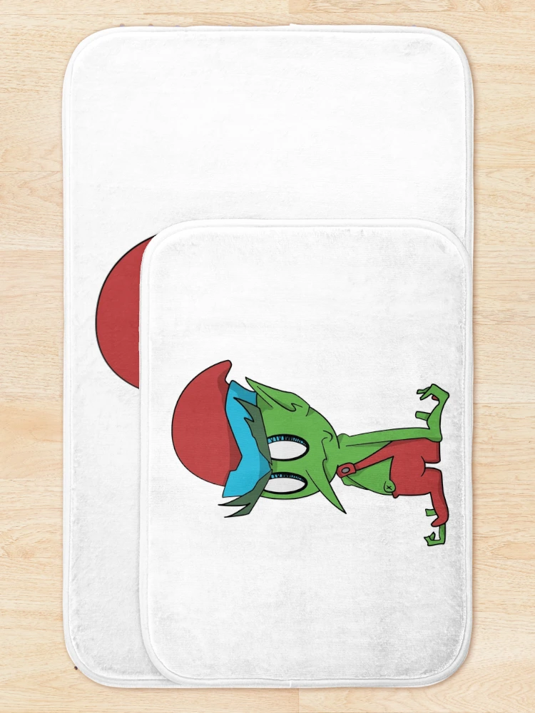 Thumbnail 5 of 6, Bath Mat, grumpy pixie designed and sold by Fulgenl.