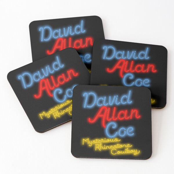 Item preview, David Allan Coe Mysterious Rhinestone Cowboy Neon designed and sold by acquiesce13.