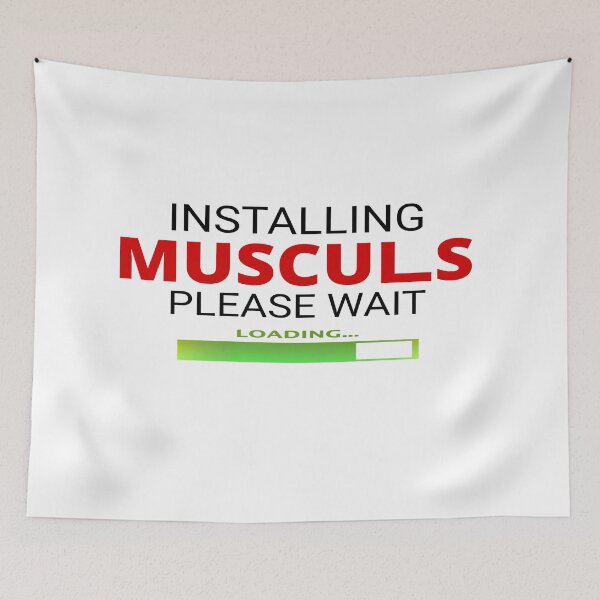 Item preview, Instealling muscles  please wait  designed and sold by KemetArtCo.