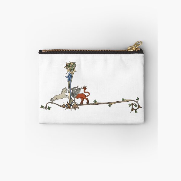 Item preview, Unicorn vs Griffin, Medieval Manuscript 1300 designed and sold by ebrawne.