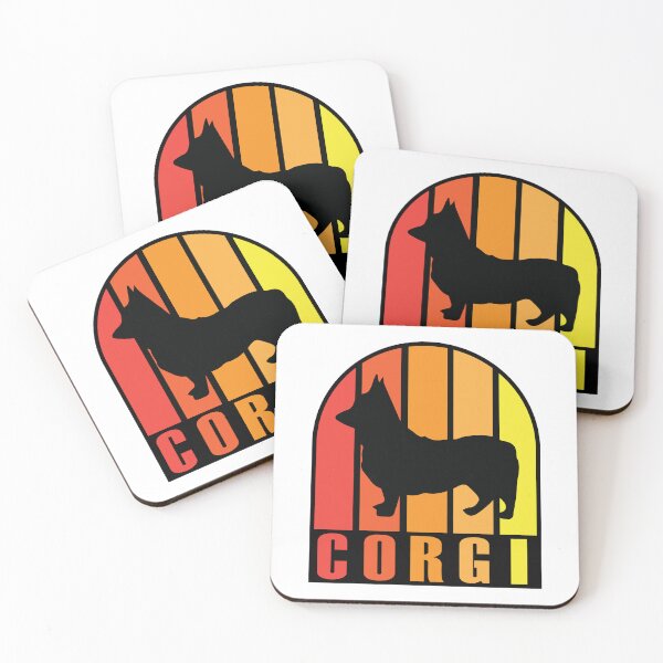 Item preview, Corgi Retro Vintage Cool Dog designed and sold by The Sticker Place.
