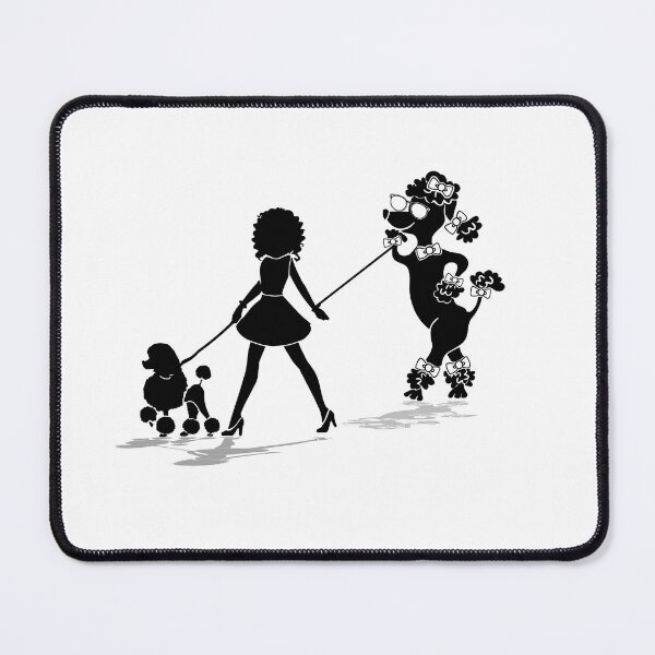 Item preview, Pampered poodle leading lady leading poodle designed and sold by S Quinn.