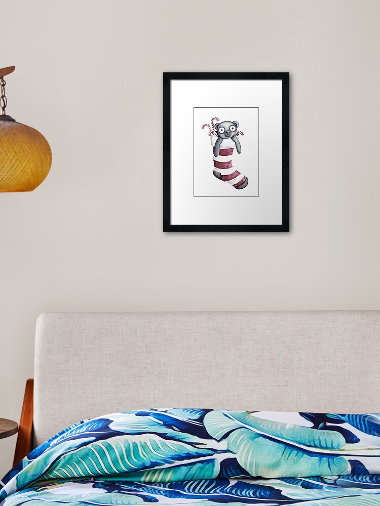 Thumbnail 1 of 7, Framed Art Print, A Christmas Stocking designed and sold by Victoria Hall.