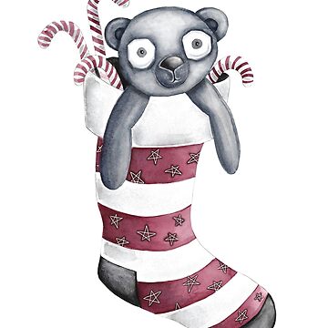 Artwork thumbnail, A Christmas Stocking by VictoriaHallArt
