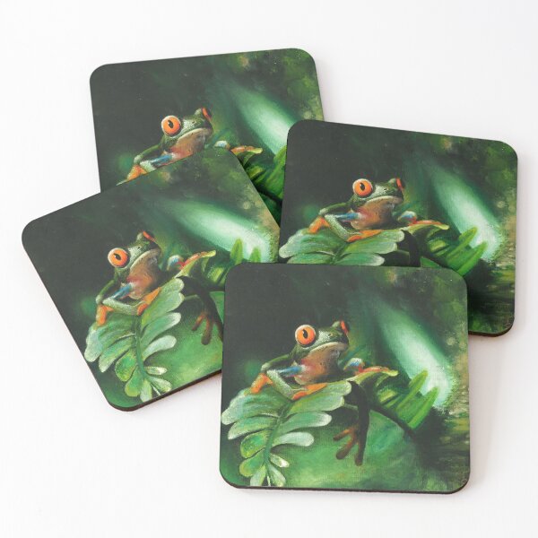 Item preview, Red-eyed tree frog designed and sold by Sirenia Designs.
