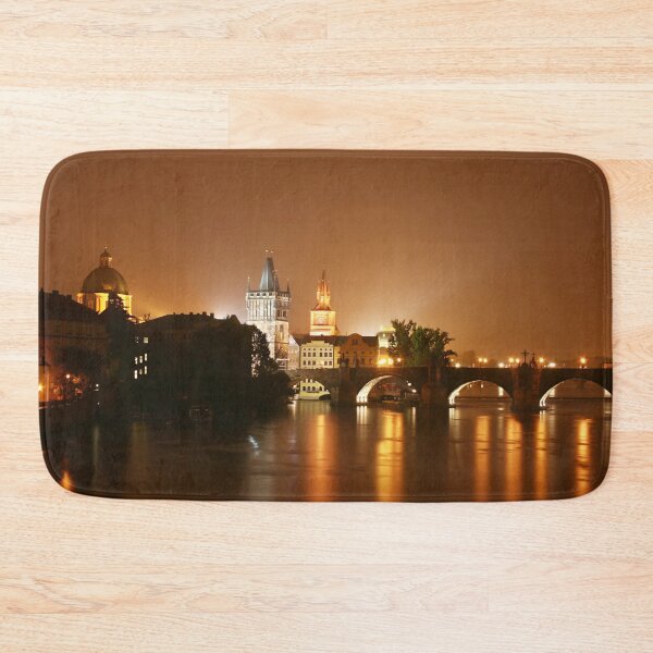 Item preview, Prague Czech Republic at night designed and sold by RegaloRepublic.