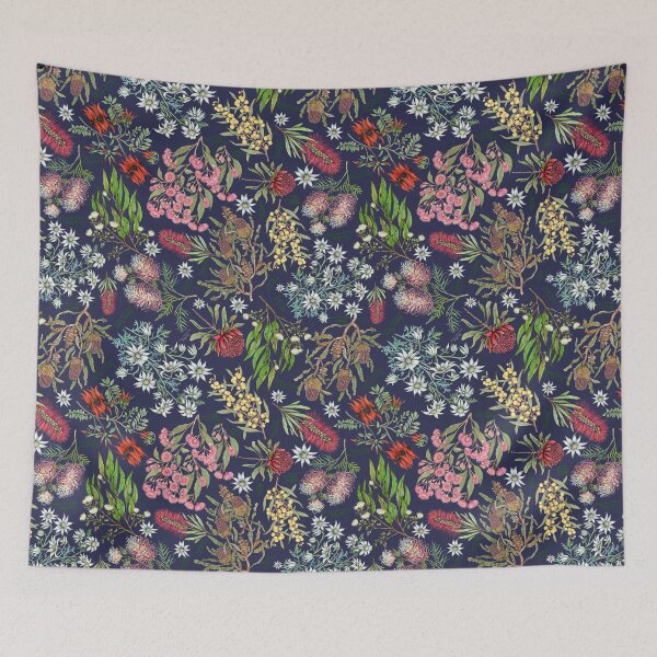Item preview, Australian Botanics - Navy Night designed and sold by Foxytroting.