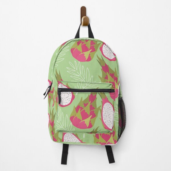 Item preview, Dragon Fruit Pattern with Tropical Leaves designed and sold by SMillustrations.