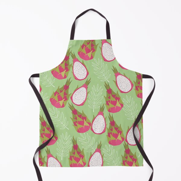 Item preview, Dragon Fruit Pattern with Tropical Leaves designed and sold by SMillustrations.