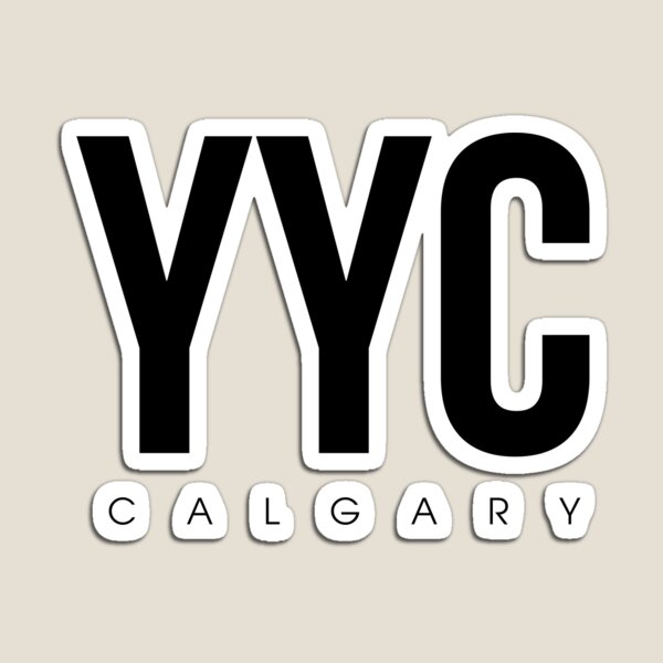 "YYC Calgary Airport Code" for Sale by CartoCreative Redbubble