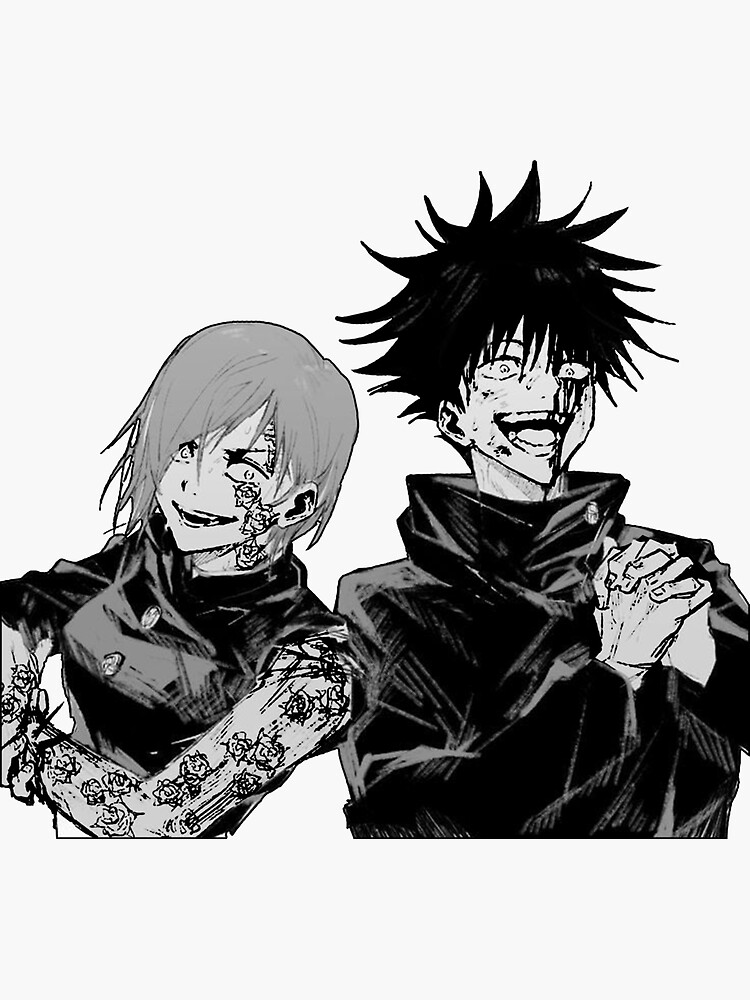 "megumi Fushiguro And Nobara Kugisaki Jujutsu Kaisen " Sticker By ...