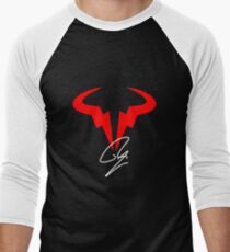 Rafael Nadal Tennis Player Logo Men's Baseball ¾ T-Shirt