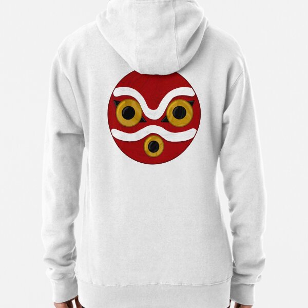 Máscara de la princesa Mononoke Sudadera con capucha