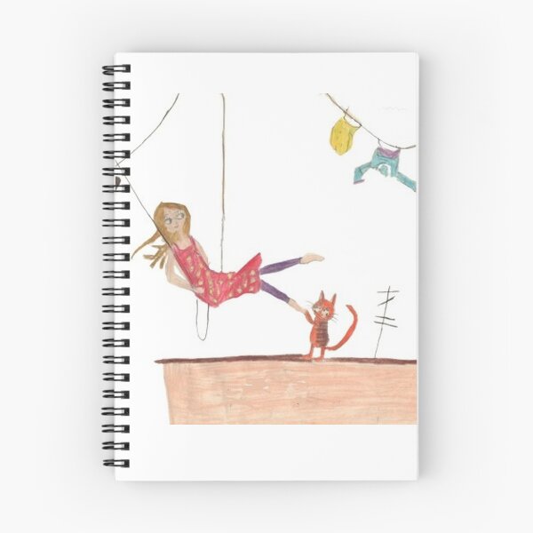 Item preview, Girl Swinging over Roof designed and sold by mila-ola.