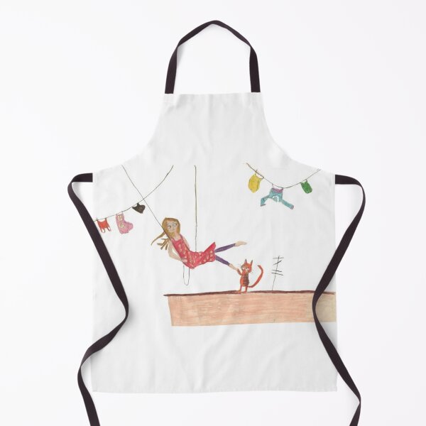 Item preview, Girl Swinging over Roof designed and sold by mila-ola.