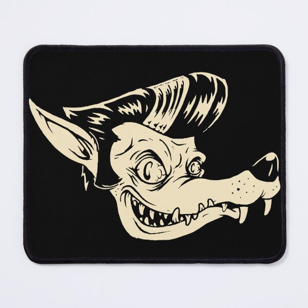 Item preview, Horror Art Rockabilly Wolf Psychobilly Punk Art designed and sold by LandiZayn19.