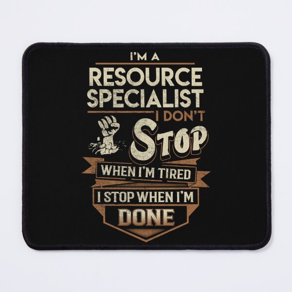 Item preview, Resource Specialist T Shirt - I Stop When Done Job Gift Item Tee designed and sold by natalinedk.