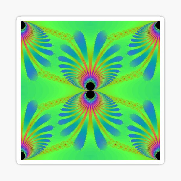 011_fractal Sticker