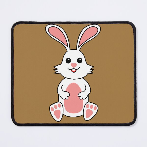 Item preview, pink bunny with cute face. designed and sold by GloryArt76.